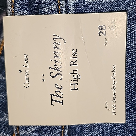 Abercrombie & Fitch The Skinny High Rise Curve Love Medium Womens Sz 28/6R NWT - Picture 12 of 15